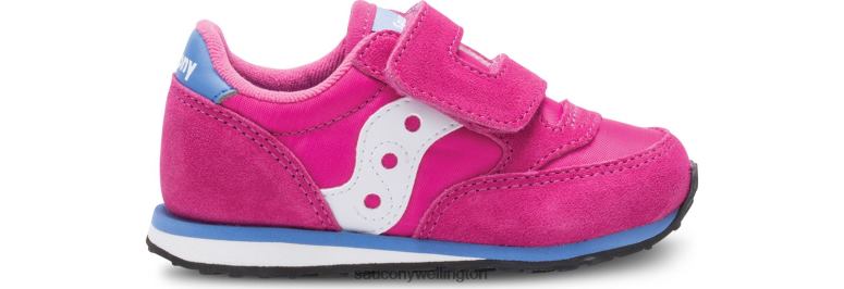 Saucony Kids Baby Jazz Hook & Loop Sneaker Magenta 0066X994