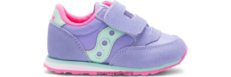 Saucony Kids Baby Jazz Hook & Loop Sneaker Periwinkle 0066X996