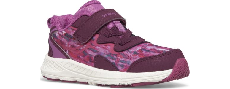 Saucony Kids Flash 3.0 A/C Jr. Sneaker Berry 0066X1032