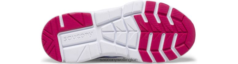 Saucony Kids Flash 3.0 A/C Sneaker Blue/Pink 0066X978