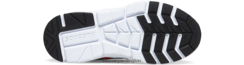 Saucony Kids Flash 3.0 A/C Sneaker Navy/Lava 0066X980