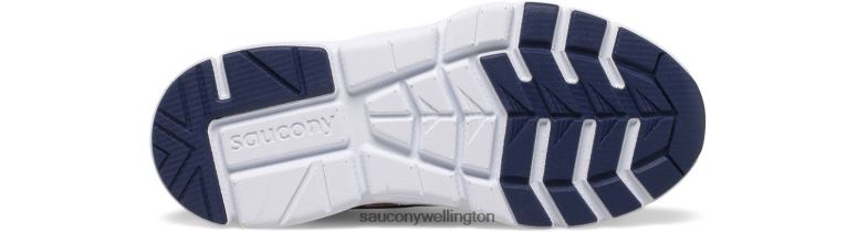 Saucony Kids Flash 3.0 A/C Sneaker Navy/Orange 0066X981