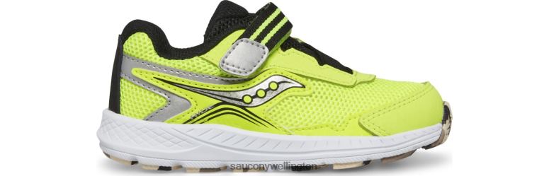 Saucony Kids Ride 10 Jr. Sneaker Citron/Black 0066X960
