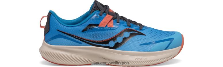 Saucony Kids Ride 15 Sneaker Ocean 0066X1036
