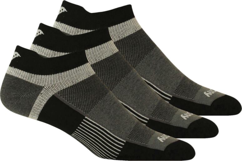 Saucony Men Inferno Liteweight 3-Pack Socks Black 0066X487