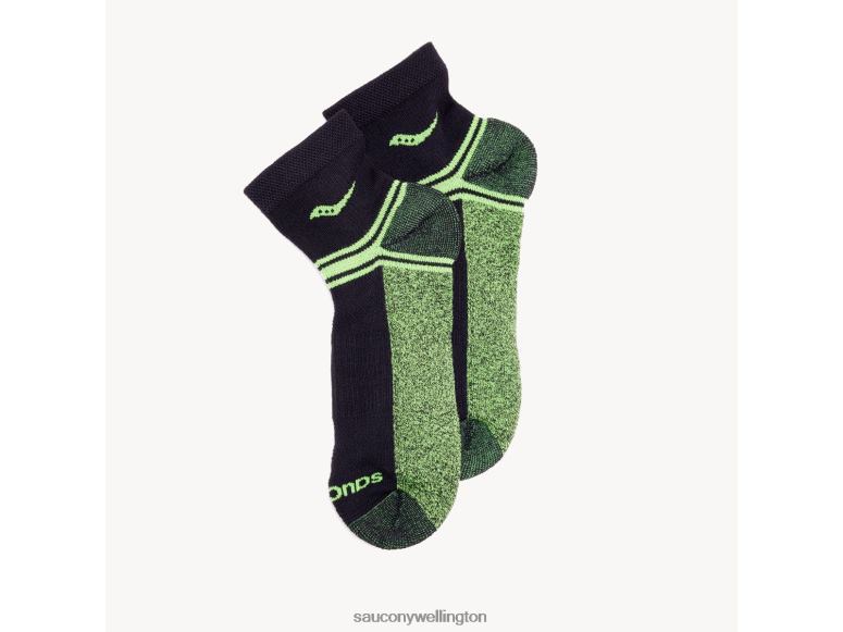 Saucony Men Inferno Quarter 3-Pack Socks Bright Future 0066X483