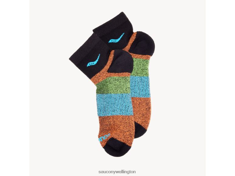 Saucony Men Inferno Quarter 3-Pack Socks Bright Future 0066X483