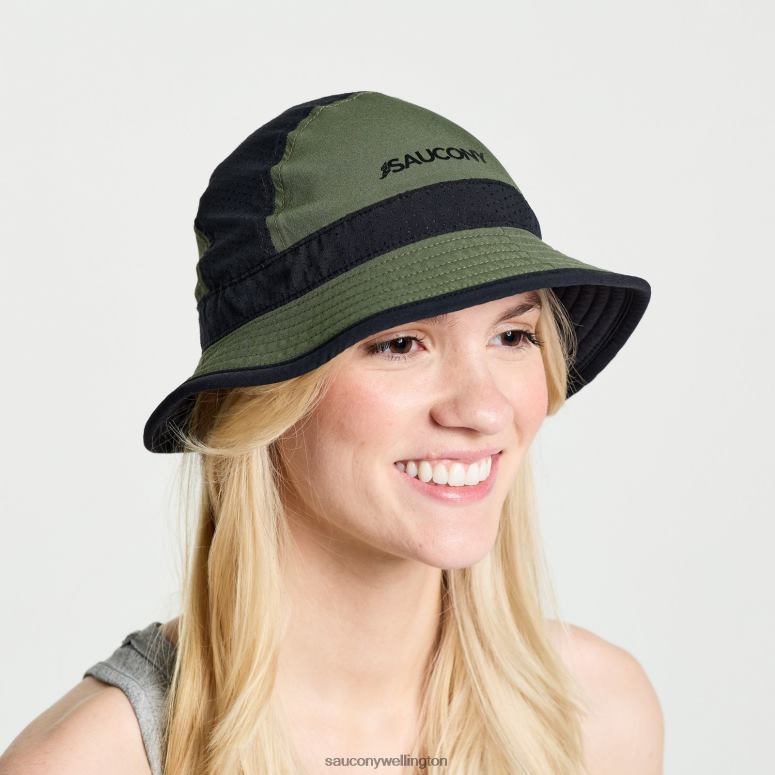 Saucony Men Outpace Bucket Hat Climbing Ivy 0066X434