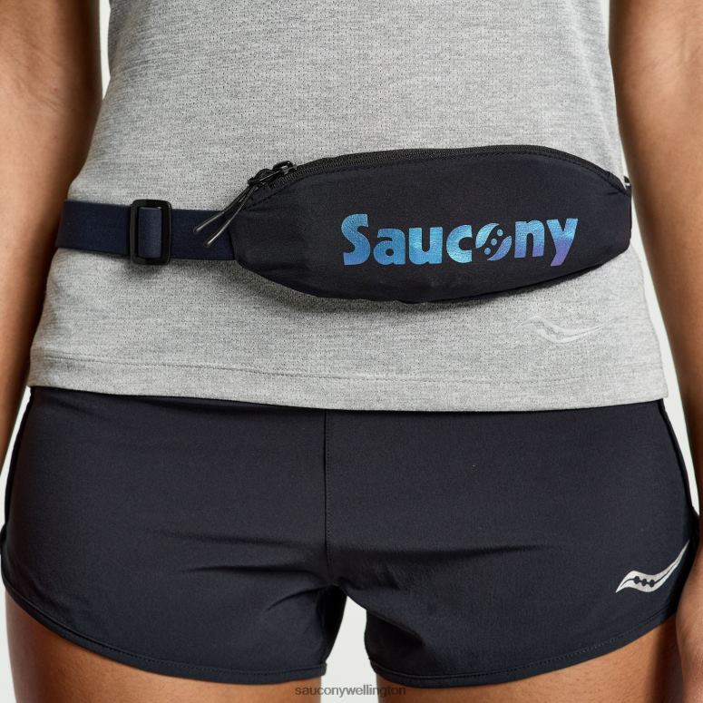 Saucony Men Outpace Run Belt Black 0066X454
