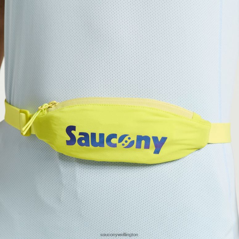 Saucony Men Outpace Run Belt Citron 0066X455