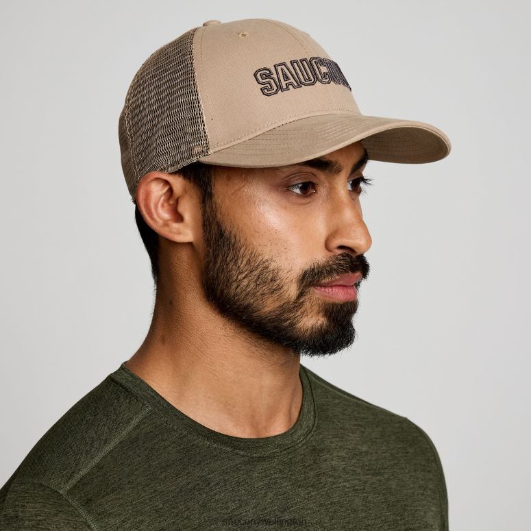 Saucony Men Trucker Hat Pewter Graphic 0066X465