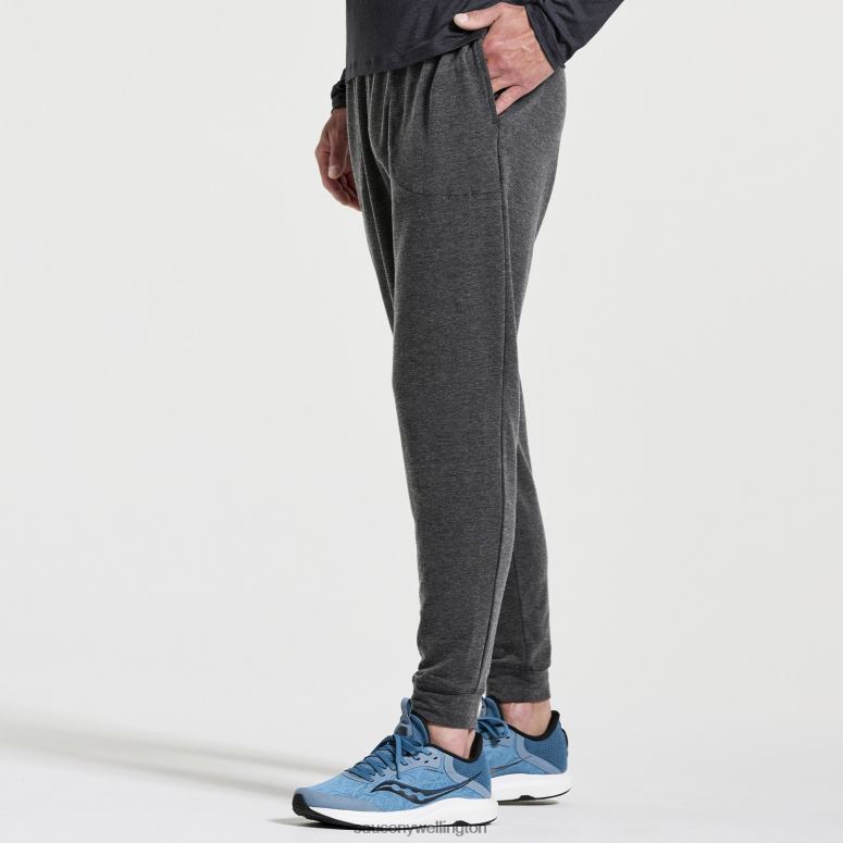 Saucony Men Boston Pant Black Heather 0066X411