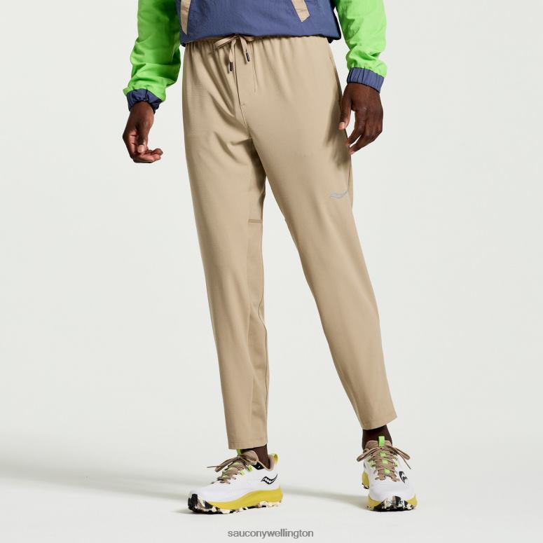 Saucony Men Boston Woven Pant Pewter 0066X415