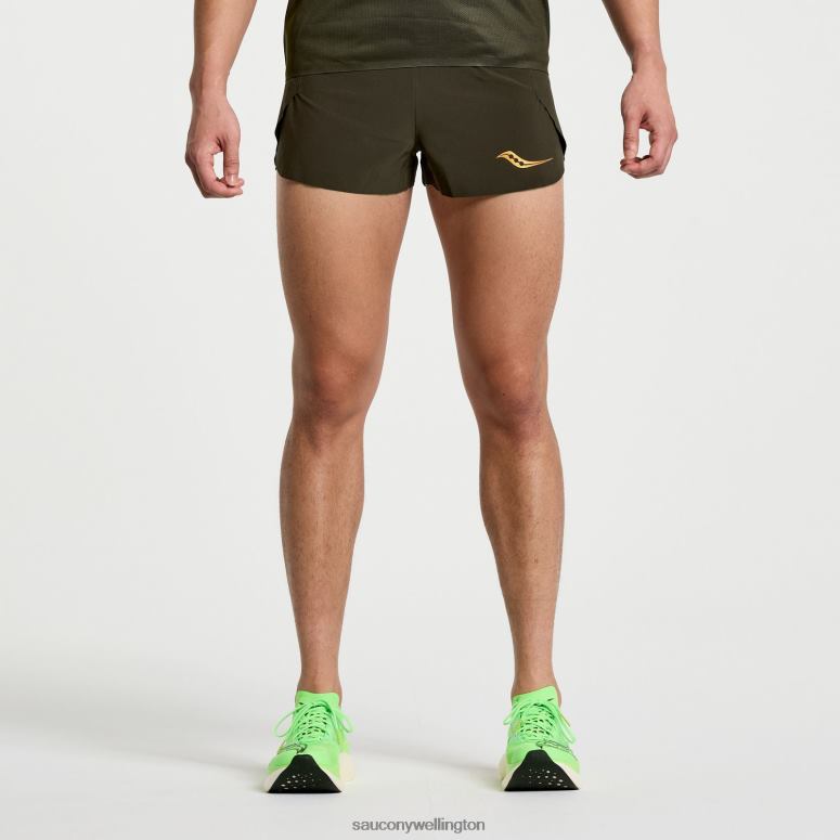 Saucony Men Elite Split Short Umbra 0066X430