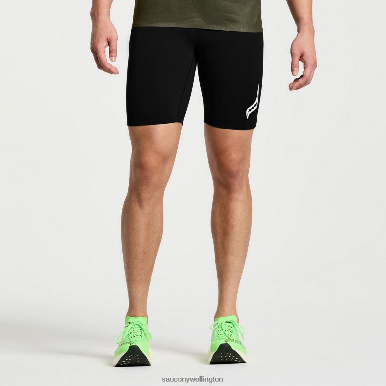 Saucony Men Elite Tight Short Black 0066X425