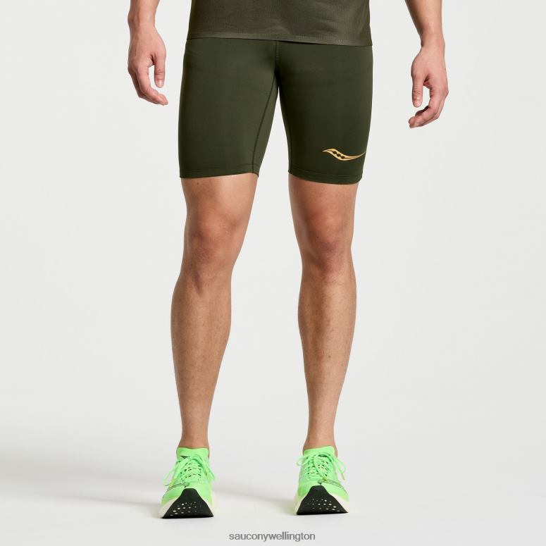 Saucony Men Elite Tight Short Umbra 0066X426