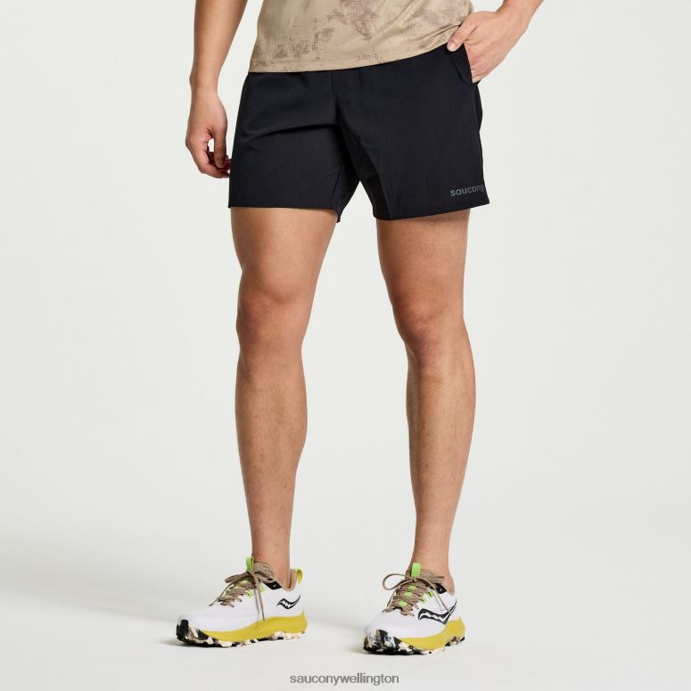 Saucony Men Explorer Utility 6 Short Black 0066X394