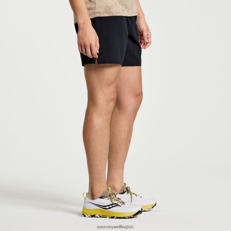 Saucony Men Explorer Utility 6 Short Black 0066X394