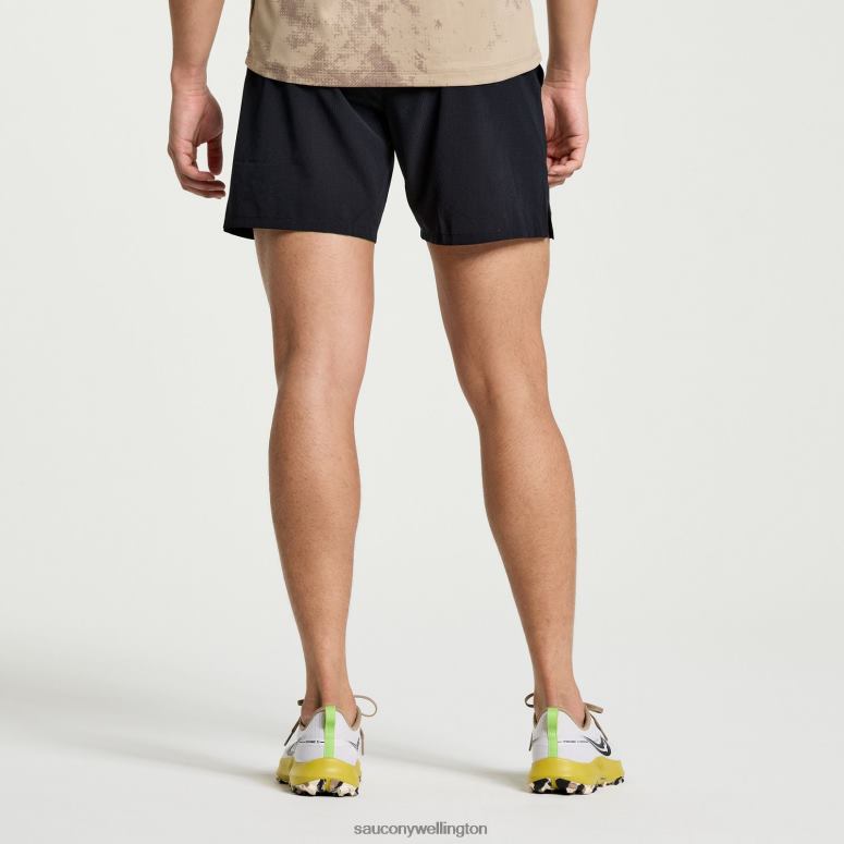 Saucony Men Explorer Utility 6 Short Black 0066X394