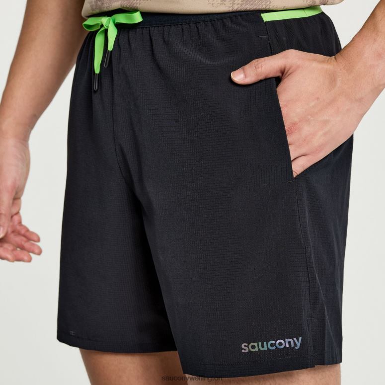 Saucony Men Explorer Utility 6 Short Black 0066X394