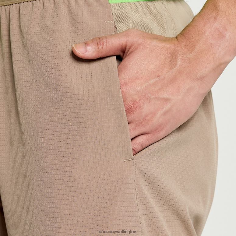 Saucony Men Explorer Utility 6 Short Pewter 0066X393