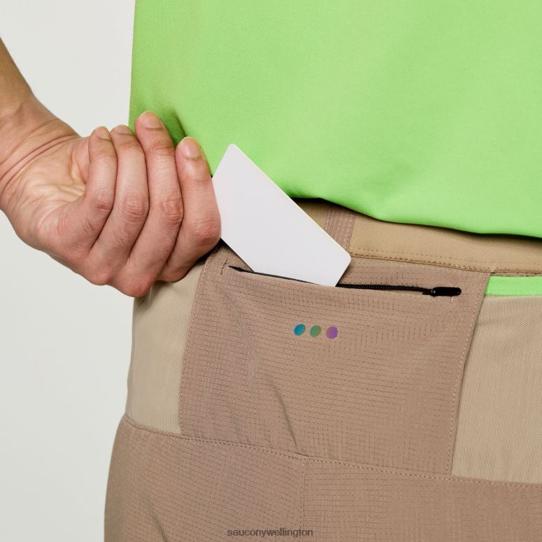 Saucony Men Explorer Utility 6 Short Pewter 0066X393