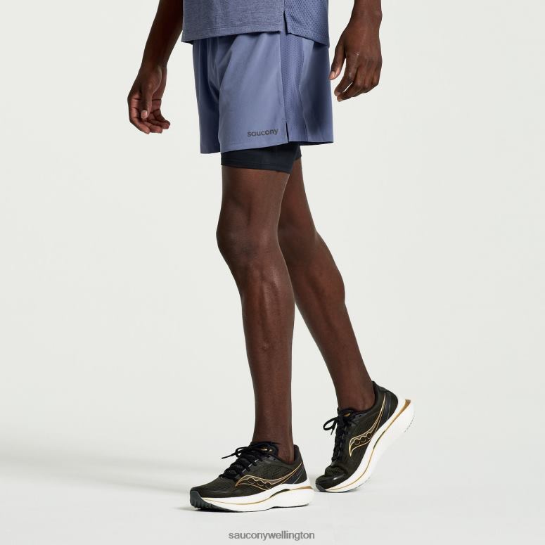 Saucony Men Outpace 4 2-in-1 Short Horizon 0066X391