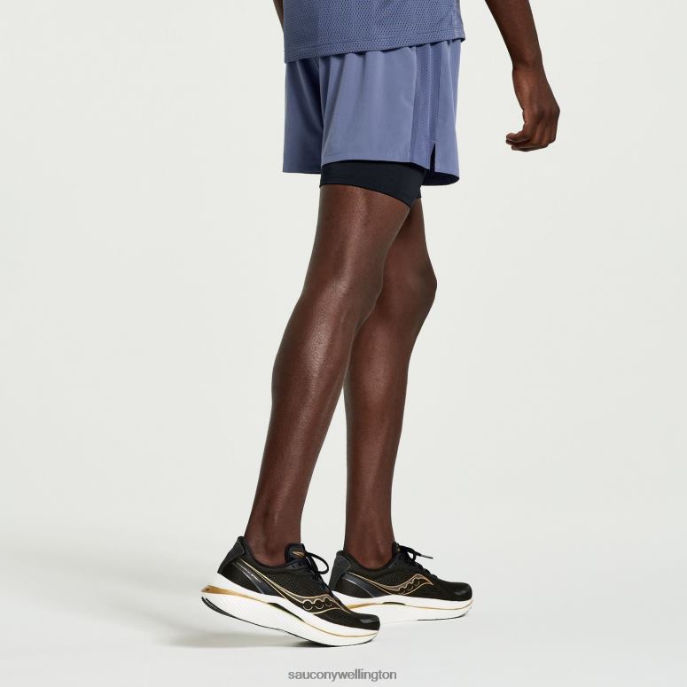 Saucony Men Outpace 4 2-in-1 Short Horizon 0066X391