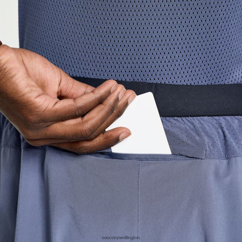 Saucony Men Outpace 4 2-in-1 Short Horizon 0066X391