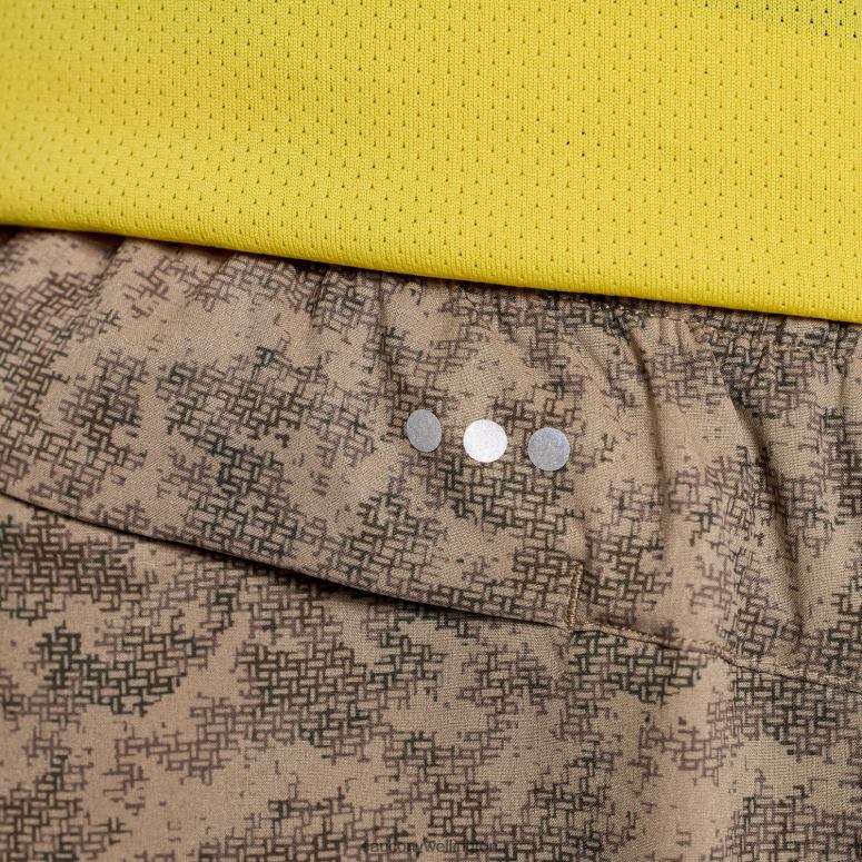 Saucony Men Outpace 5 Short Pewter Camo Print 0066X406