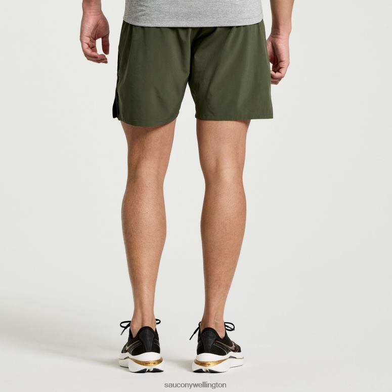 Saucony Men Outpace 7 Short Climbing Ivy 0066X408