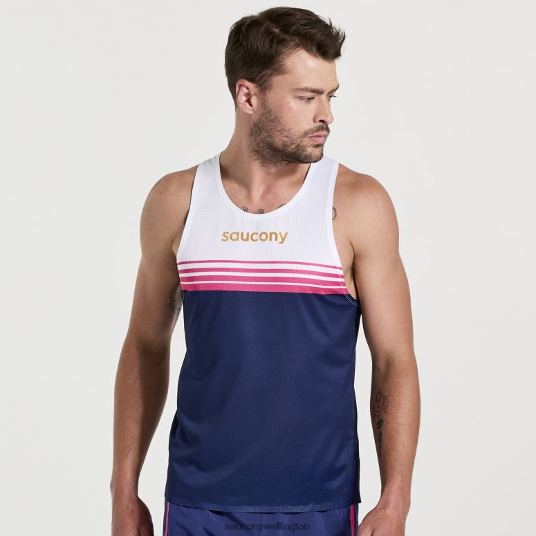Saucony Men Elite Singlet Sodalite 0066X363