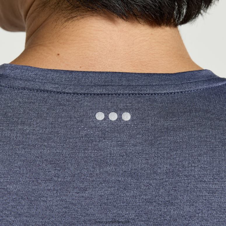 Saucony Men Stopwatch Short Sleeve Horizon Heather 0066X323