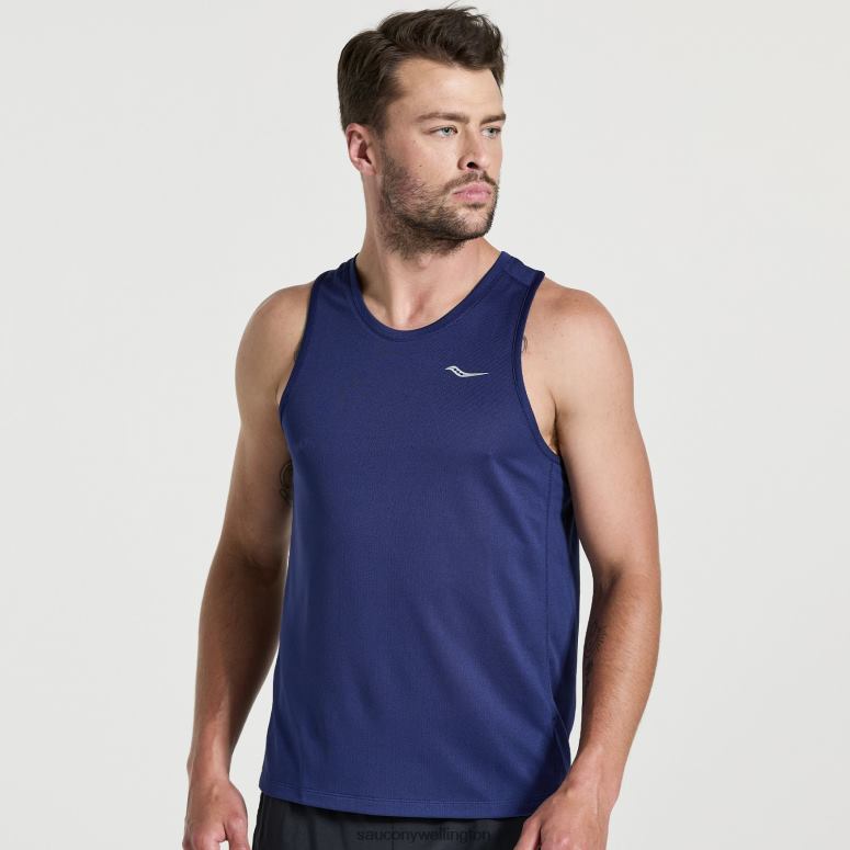 Saucony Men Stopwatch Singlet Sodalite 0066X311