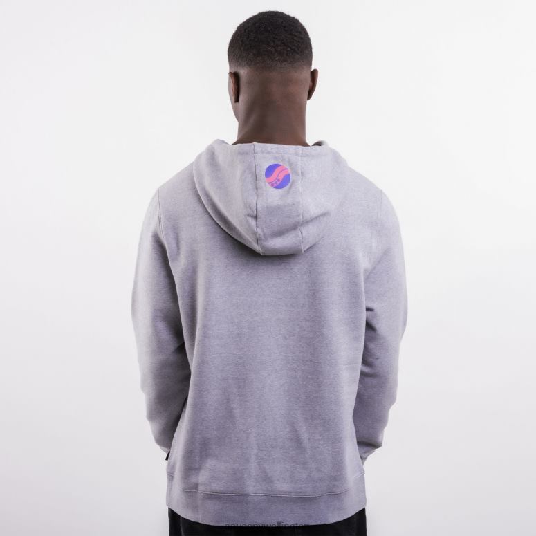 Saucony X Men Frank Cooke Rested Hoodie Light Grey Heather 0066X360