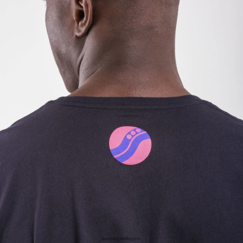 Saucony X Men Frank Cooke Rested T-Shirt Black 0066X350