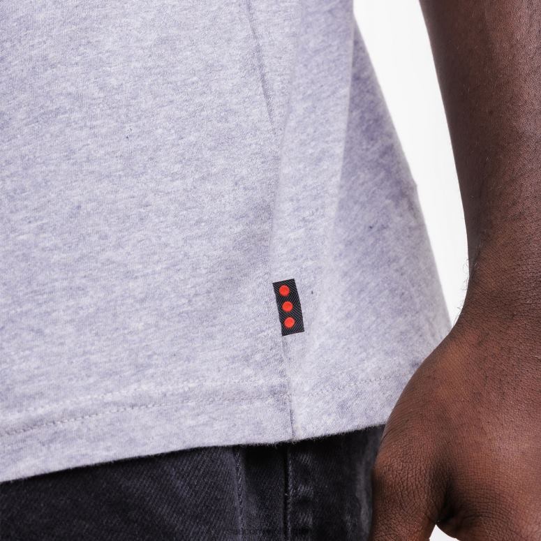 Saucony X Men Frank Cooke Rested T-Shirt Light Grey Heather 0066X351