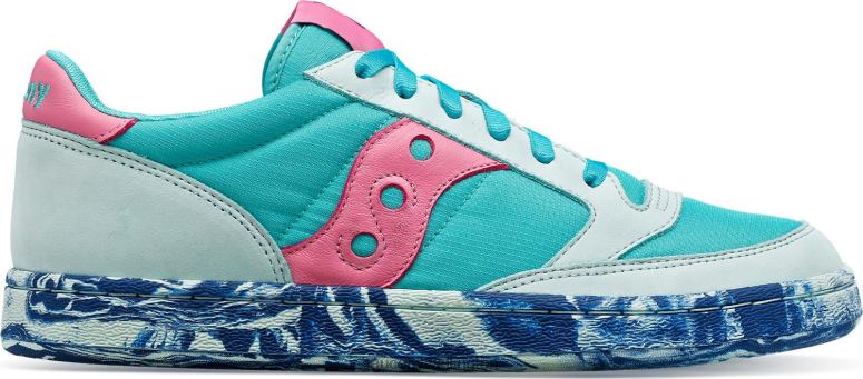 Saucony Men An-Nour Jazz Court Aqua/Pink 0066X234
