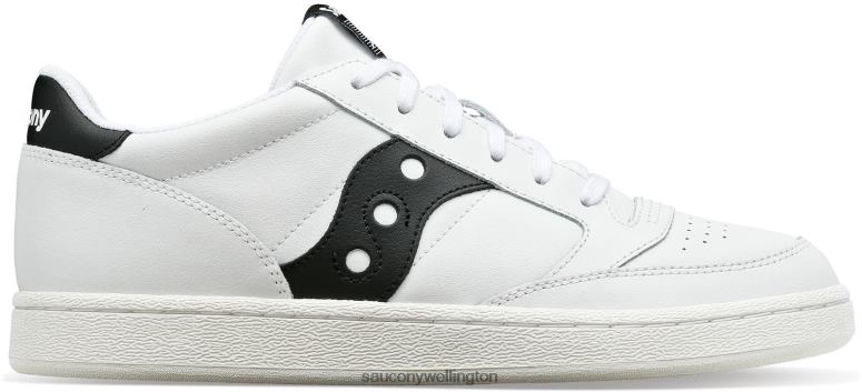 Saucony Men Jazz Court PU White/Black 0066X236