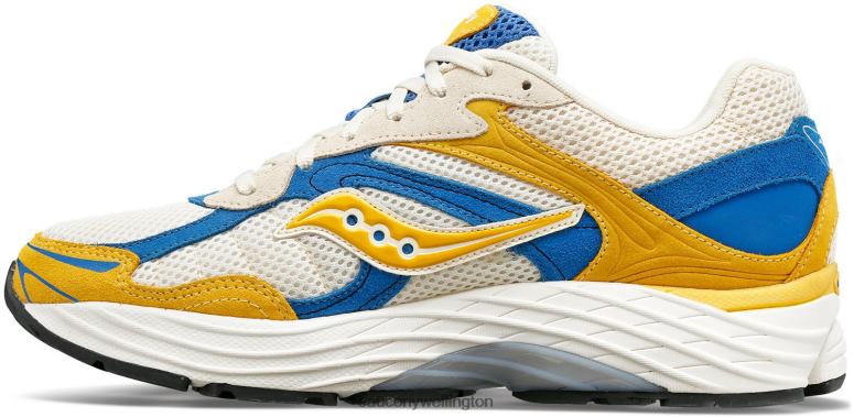 Saucony Men OG ProGrid Omni 9 Premium Cream/Yellow 0066X229