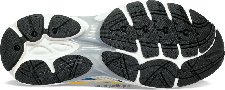 Saucony Men OG ProGrid Omni 9 Premium Cream/Yellow 0066X229