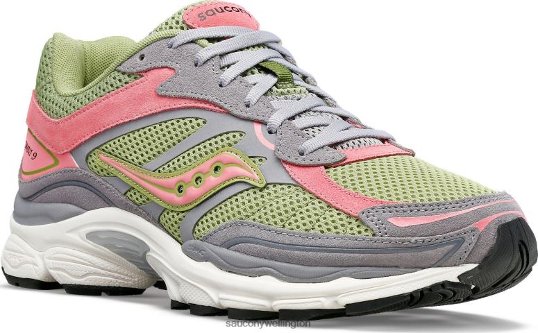 Saucony Men OG ProGrid Omni 9 Premium Grey/Green 0066X231