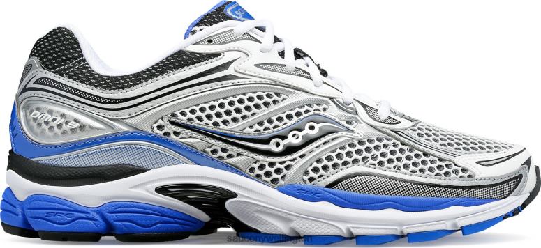 Saucony Men OG ProGrid Omni 9 White/Silver/Blue 0066X215