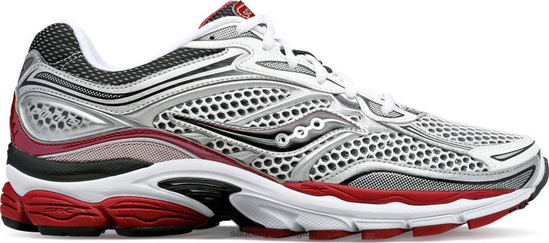 Saucony Men OG ProGrid Omni 9 White/Silver/Red 0066X216