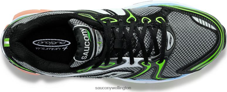 Saucony Men OG ProGrid Triumph 4 Otherworld Black/White/Pink 0066X259