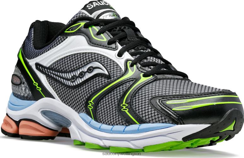 Saucony Men OG ProGrid Triumph 4 Otherworld Black/White/Pink 0066X259