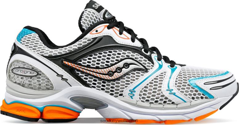 Saucony Men ProGrid Triumph 4 White/Silver 0066X195