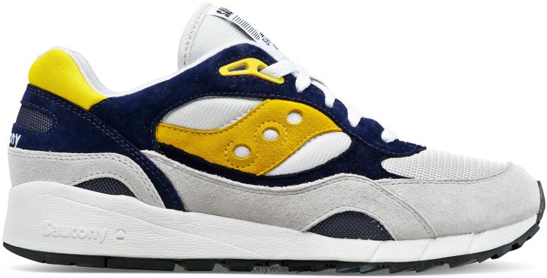 Saucony Men Shadow 6000 Grey/Blue/Yellow 0066X219