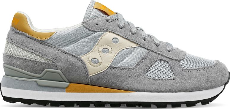 Saucony Men Shadow Original Grey/Tan 0066X203