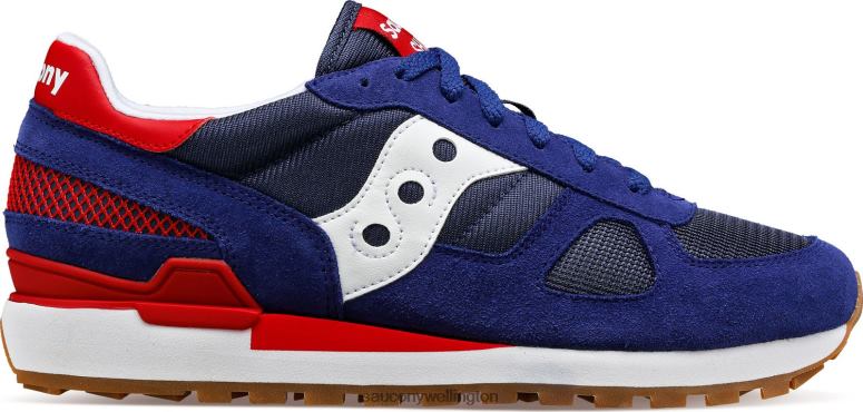 Saucony Men Shadow Original Navy/Red 0066X206
